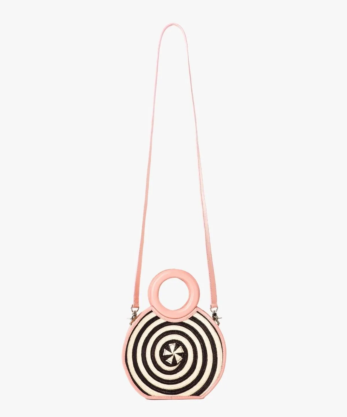 Zenú Mini in Raffia and Leather